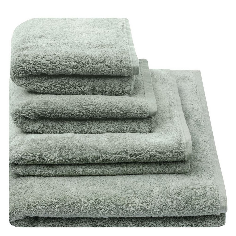 Loweswater Organic Cotton Towels By Designers Guild in Antique Jade